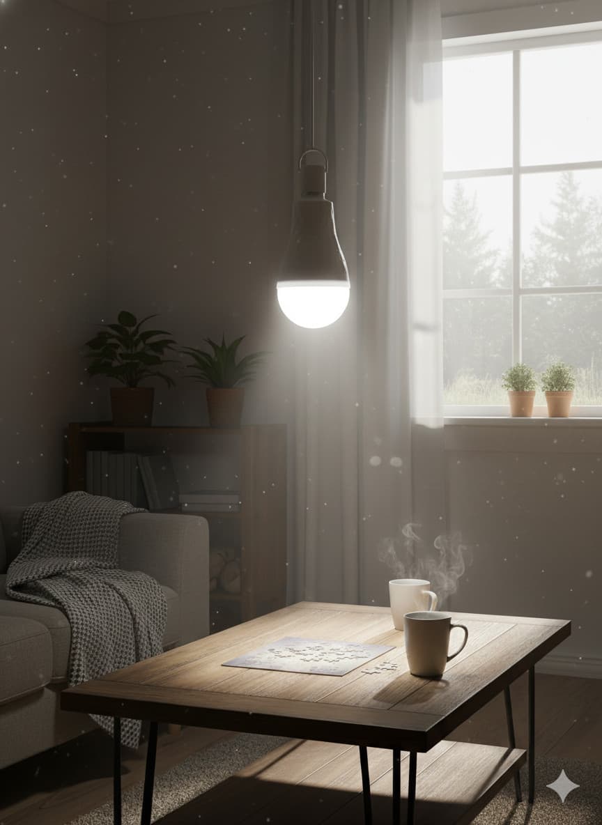 Lâmpada de Emergência LED - Portátil