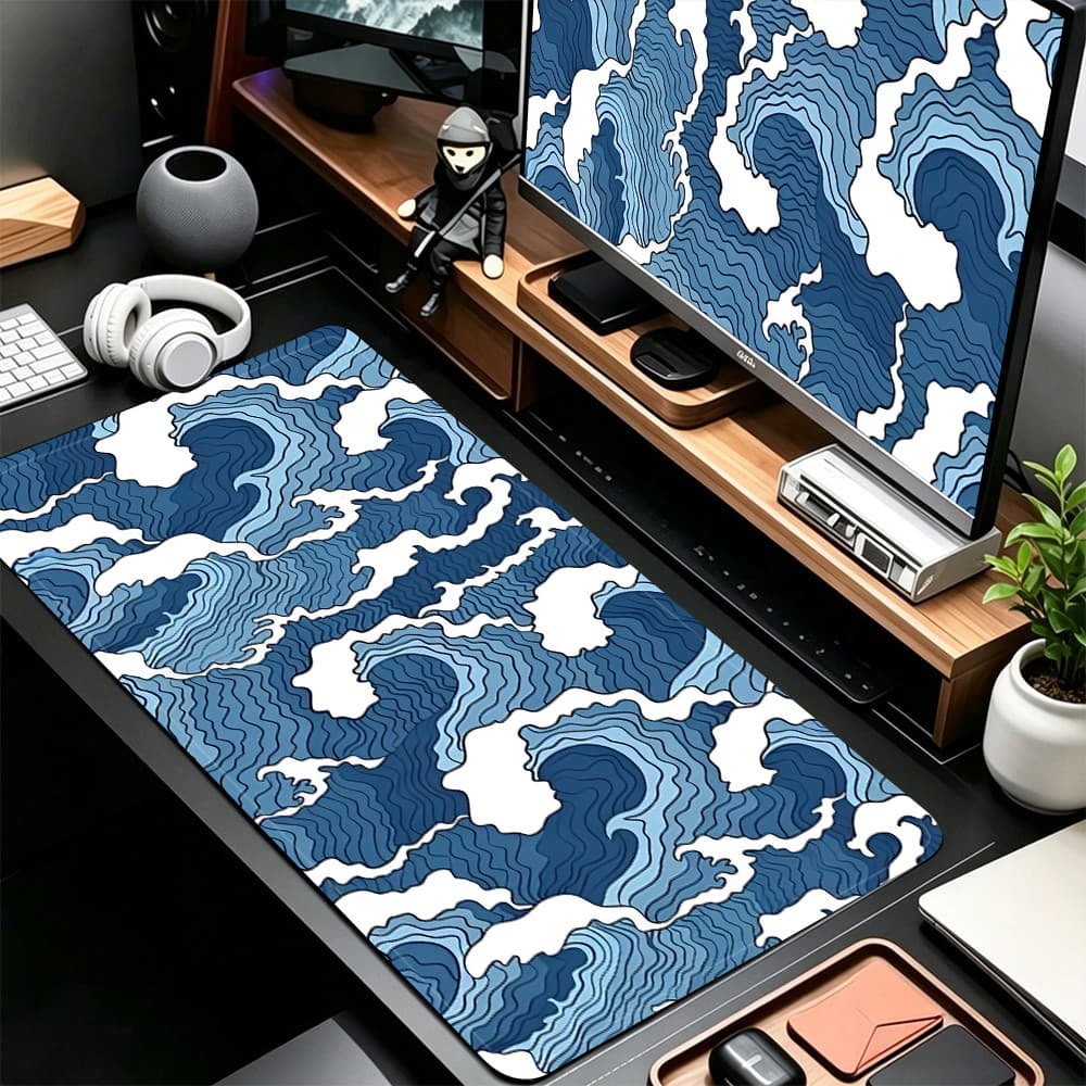 Grande Jogo Mouse Pad Antiderrapante 80X30 CM Impressões Personalizadas Mousepad Borda Costurada LM0006 XC009