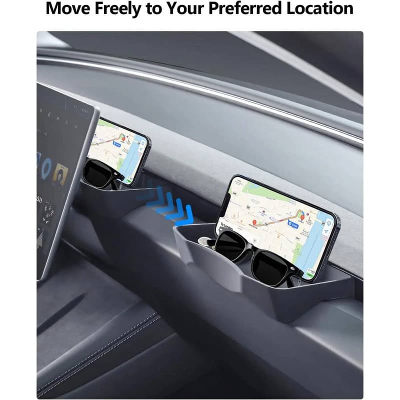 Suporte Do Telefone Carro Para Tesla Modelo Y/YL Juniper/3 Highland Caixa De Armazenamento Controle Central Painel Óculo