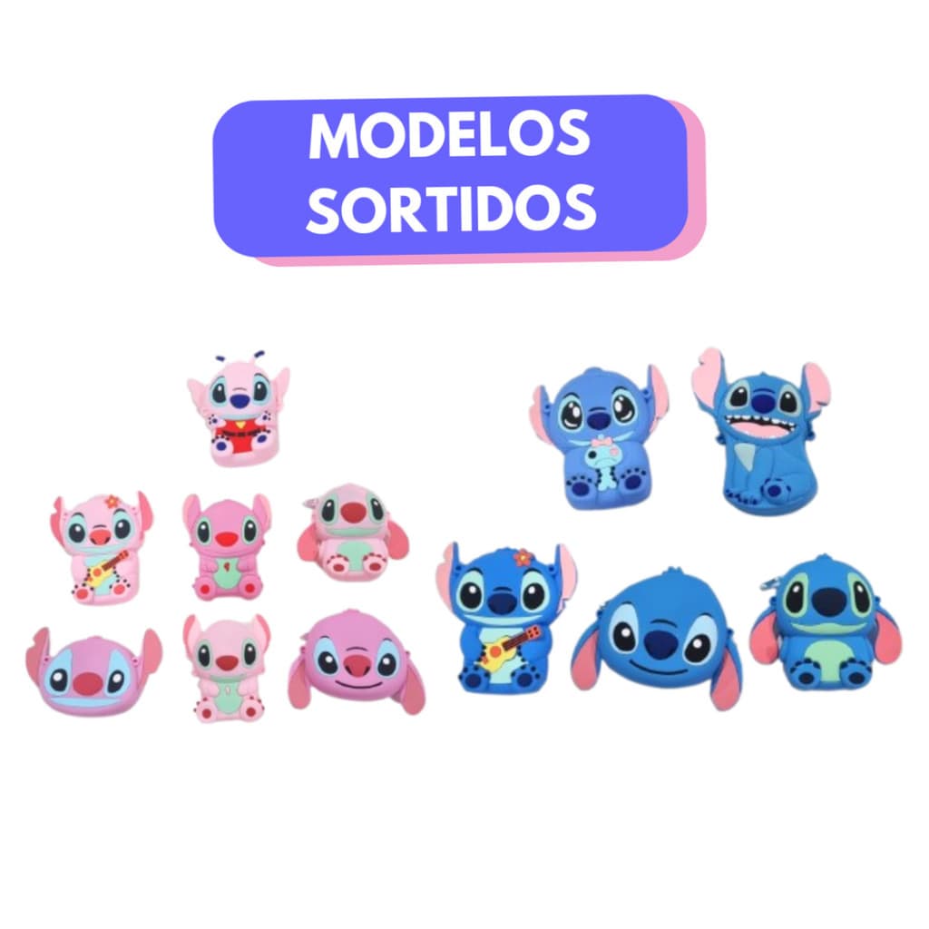 Cabeça ou Corpo Bolsa Infantil Transversal Ajustável Silicone - (Modelos Sortidos)