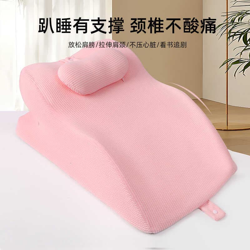 Cama ergonômica deitado travesseiro de dormir multifuncional Push-Up deitado travesseiro leitura jogar telefone móvel de