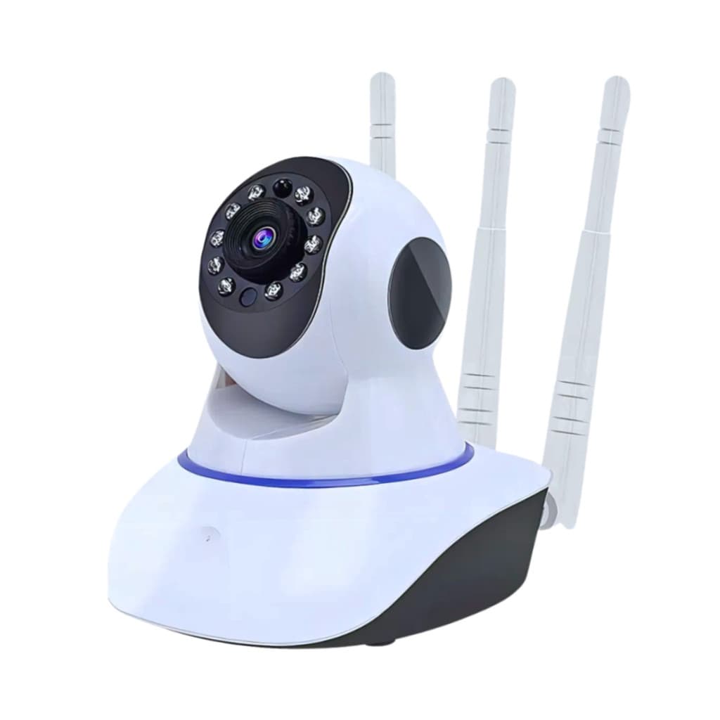 Babá Eletrônica Wi-fi Visão Noturna SMART IP 3 Antenas P2P