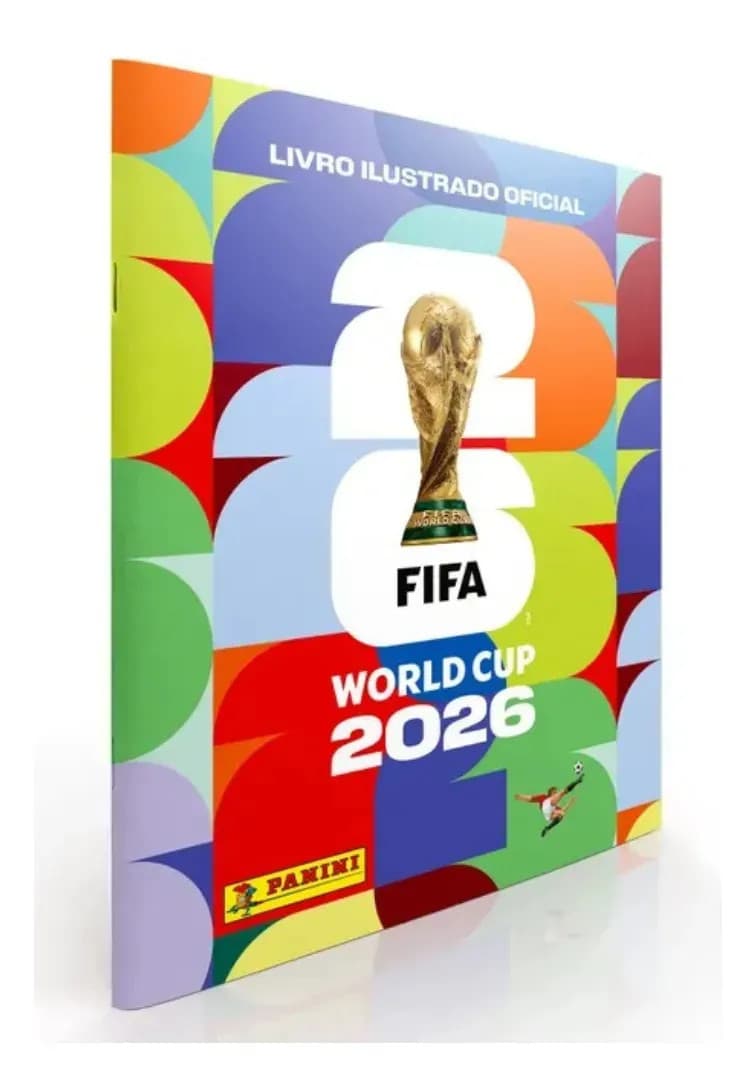 Álbum Figurinha Copa Do Mundo Fifa 2026 Futebol Capa Mole