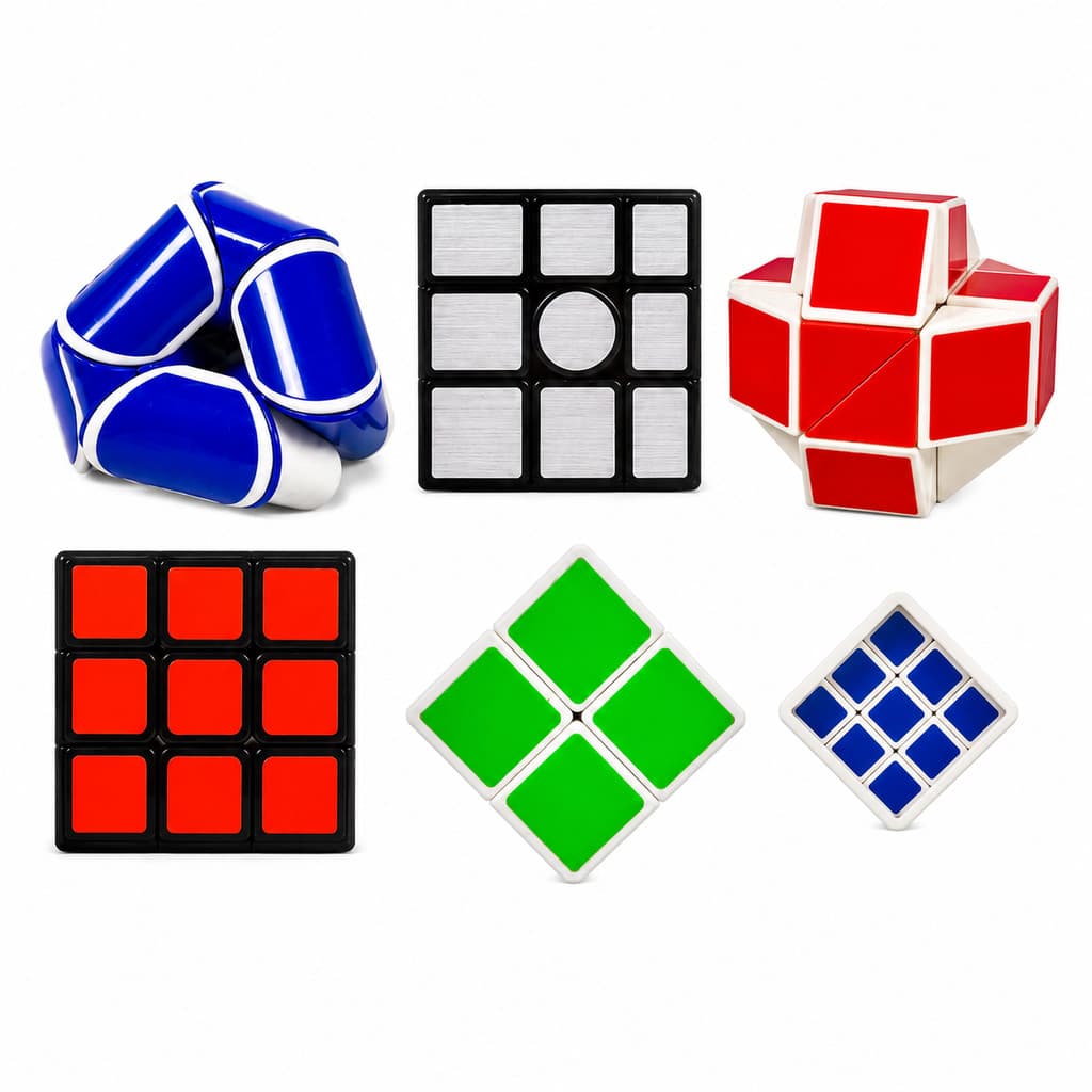 Conjunto De Cubos Mágicos 6 Modelos Diferentes