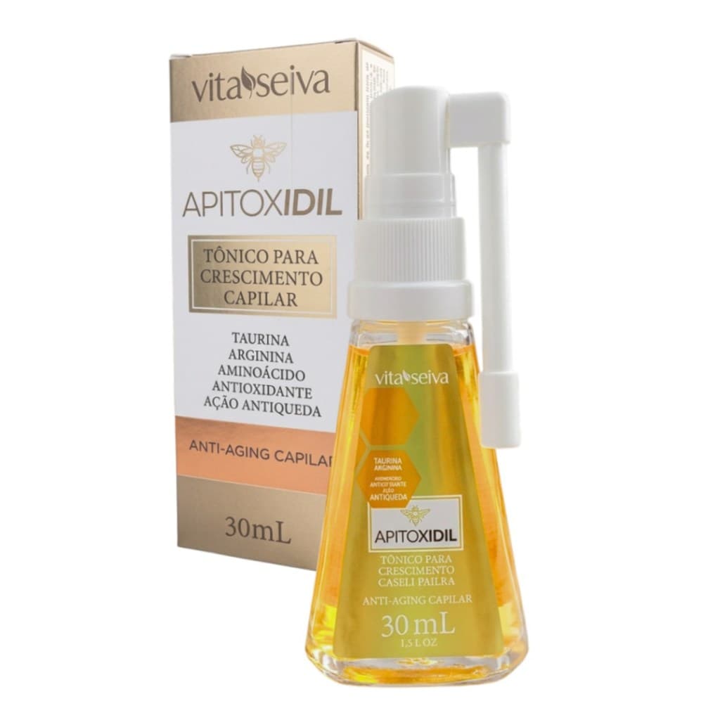 Tônico Capilar Vita Seiva Apitoxidil Crescimento 30ml