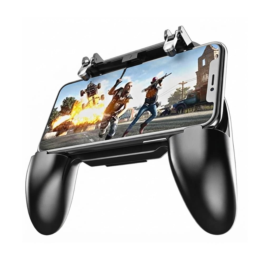 Controle Gamer Manual com Gatilhos Suporte Celular Joystick INOVA CON-7434