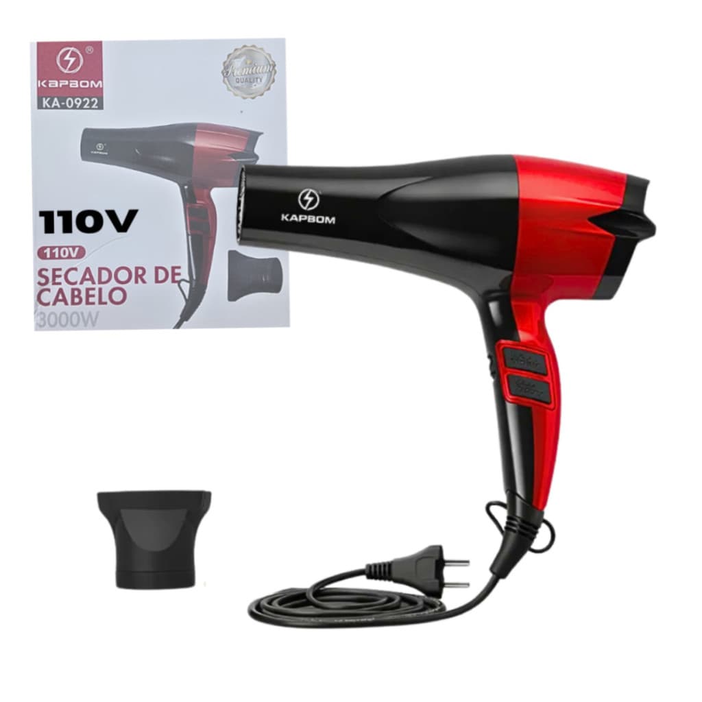 Secador de Cabelo Profissional 3000w Premium 110V