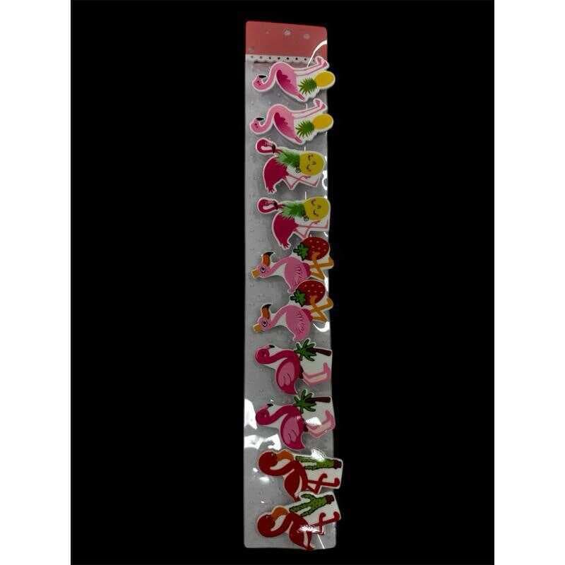 Presilha Flamingo de Cabelo Infantil Kit com 15 Unidades para Crianças