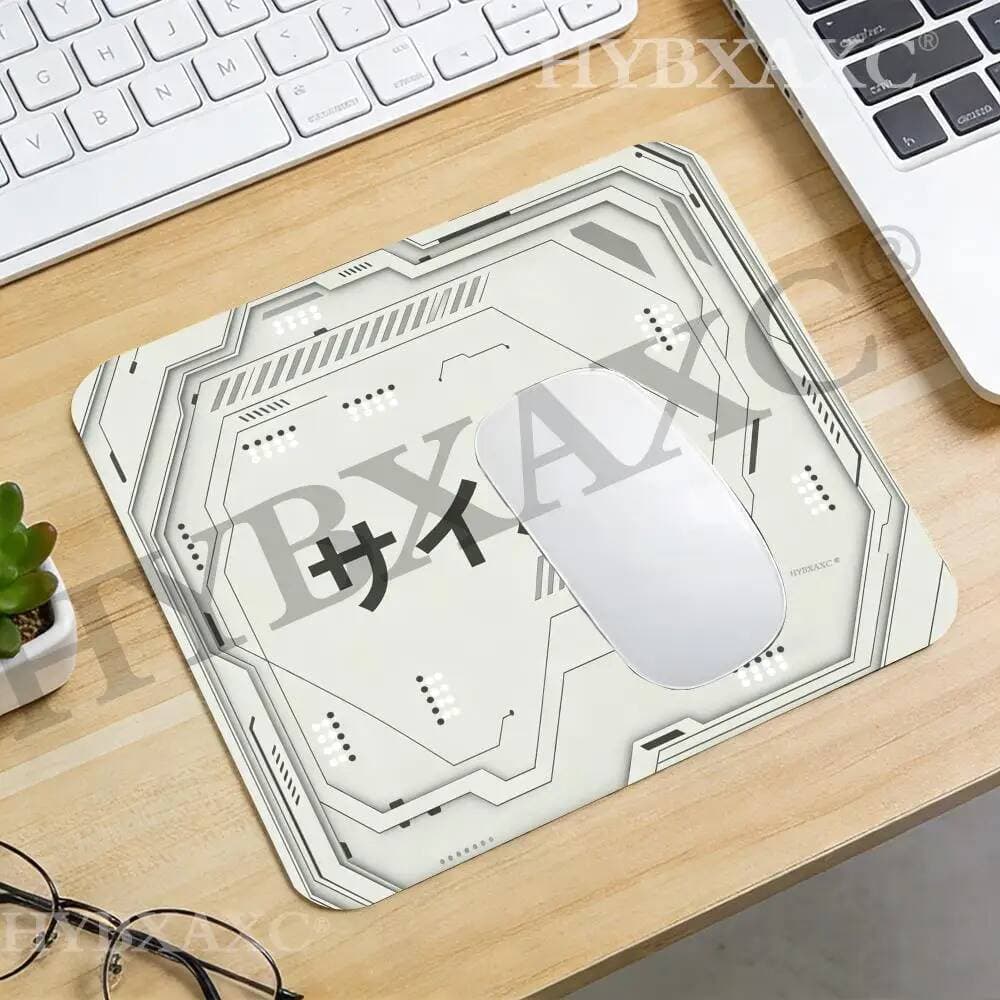 HYBXAXC Preto E Branco Pequeno Mouse Pad Gamer Grande Arte Mousepad Teclado Tapete De Mesa De Escritório Em Casa Borrach