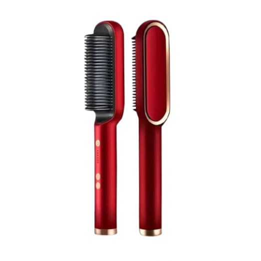 Escova Alisadora 5 em 1 Bivolt 45W 5 Temperaturas 130-200°C Anti Frizz Modeladora