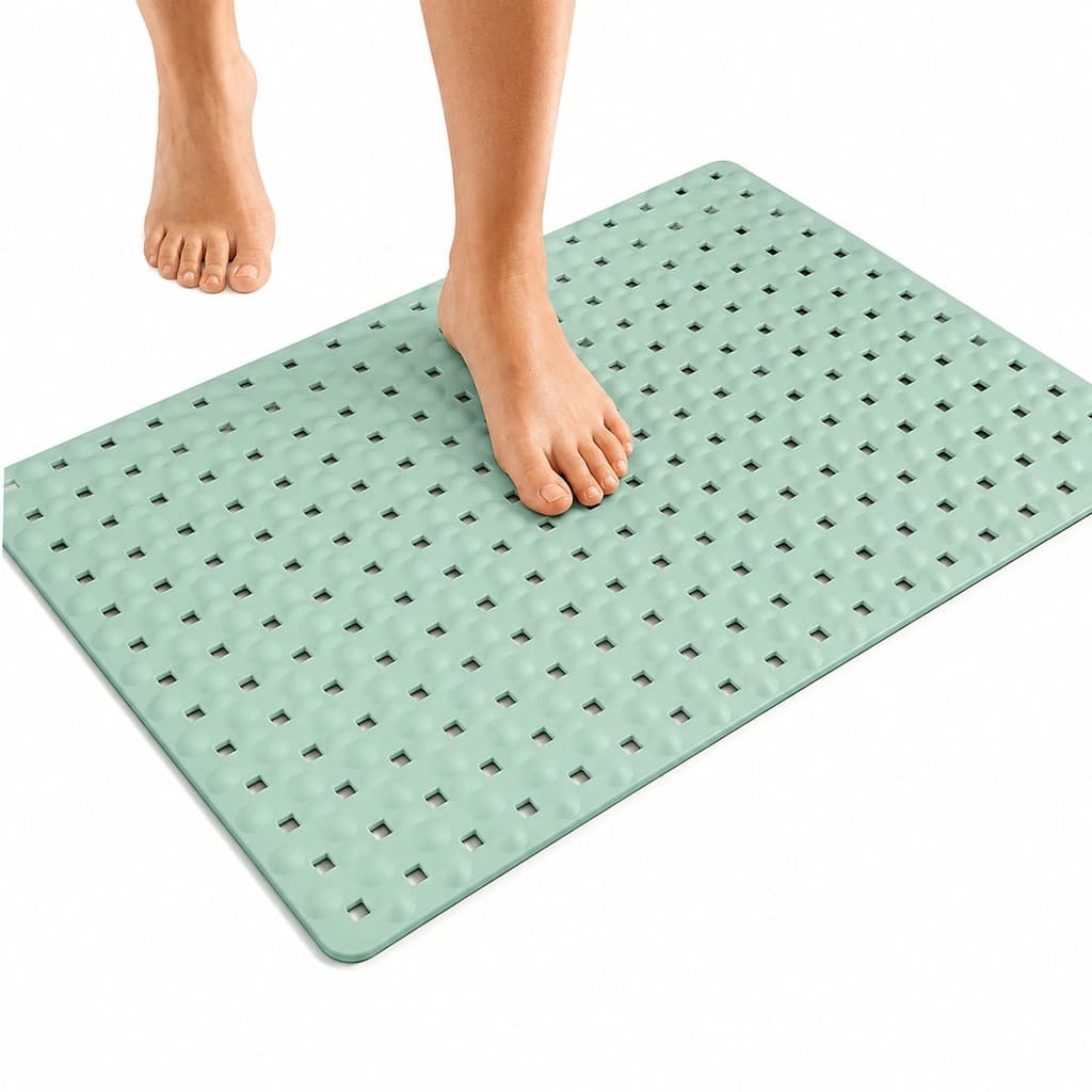 Tapete Banheiro Antiderrapante para Box (VERDE)