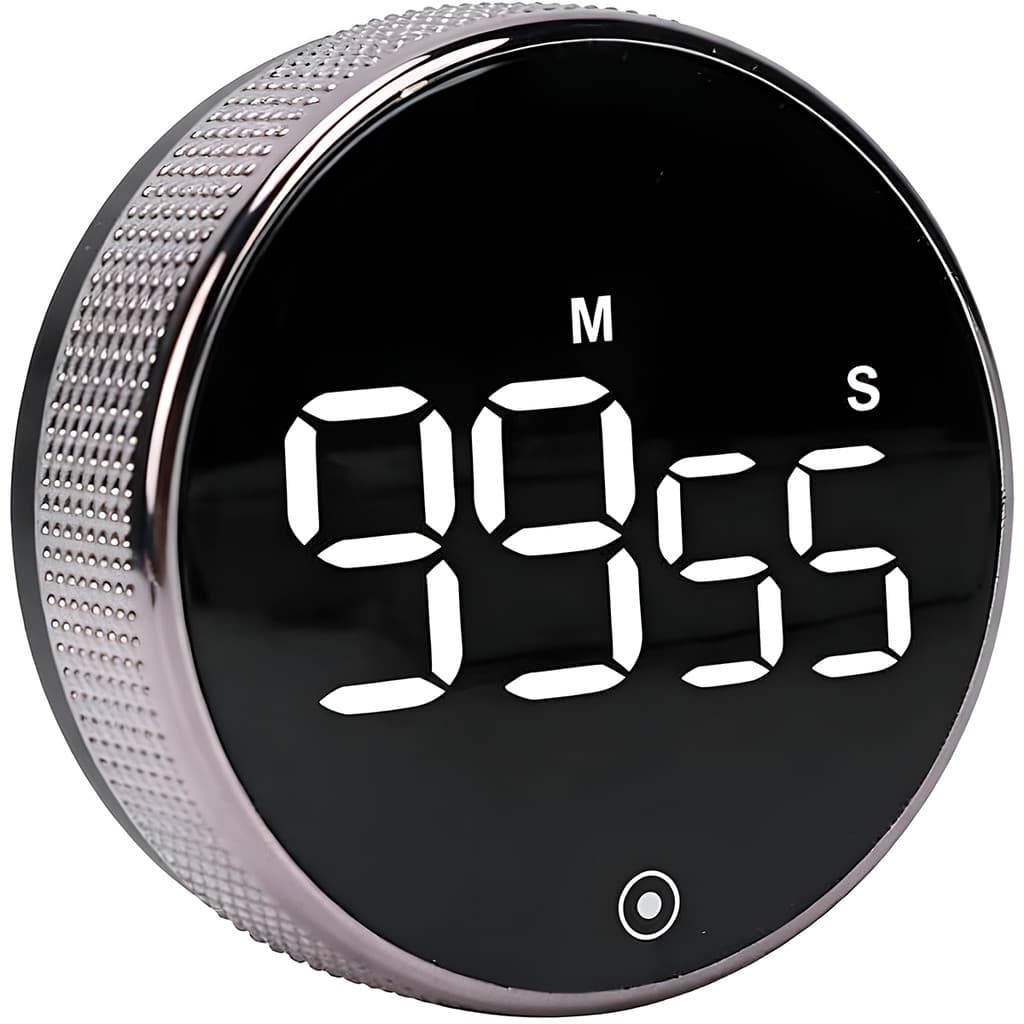 Temporizador Cronômetro Digital Rotativo Magnético