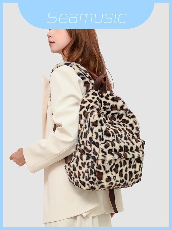 Mochila Feminina Chique Estilo Cidade Com Poliéster Leve E Design Para Viagens Uso Diário