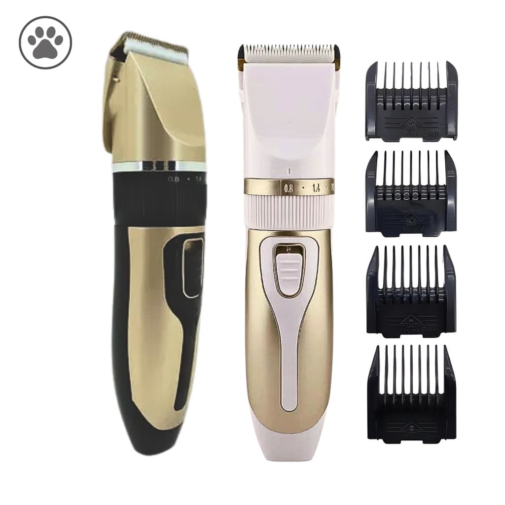 Máquina de Tosa Aparador de Pelos Pets Cachorro Gato Silencioso Recarregável INOVA S-262