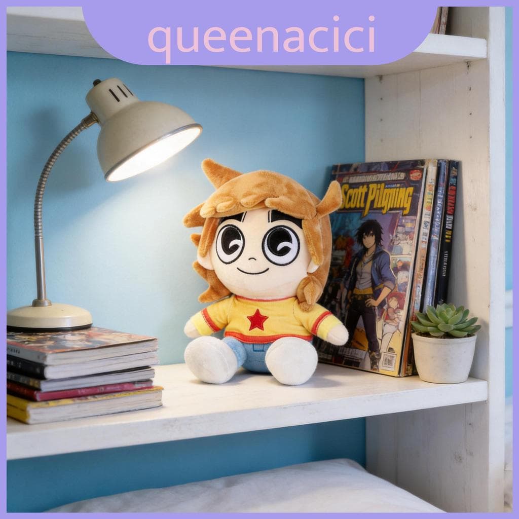 Scott Plushie Peregrim Água Cristal Material Macio Personagem Brinquedo Para Entusiastas De Anime Colecionadores E