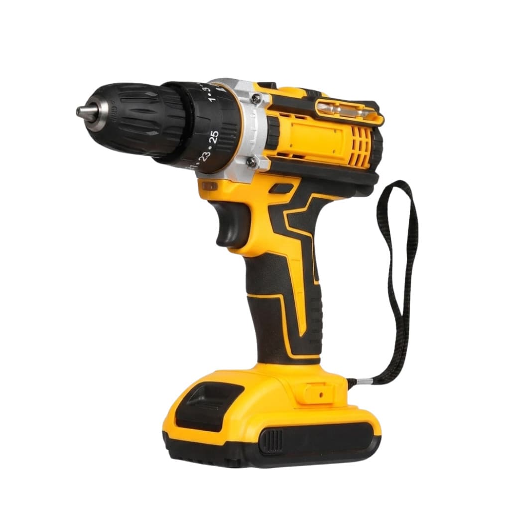 Kit Parafusadeira Furadeira Sem Fio Bivolt Maleta com 2 Baterias e Acessórios
