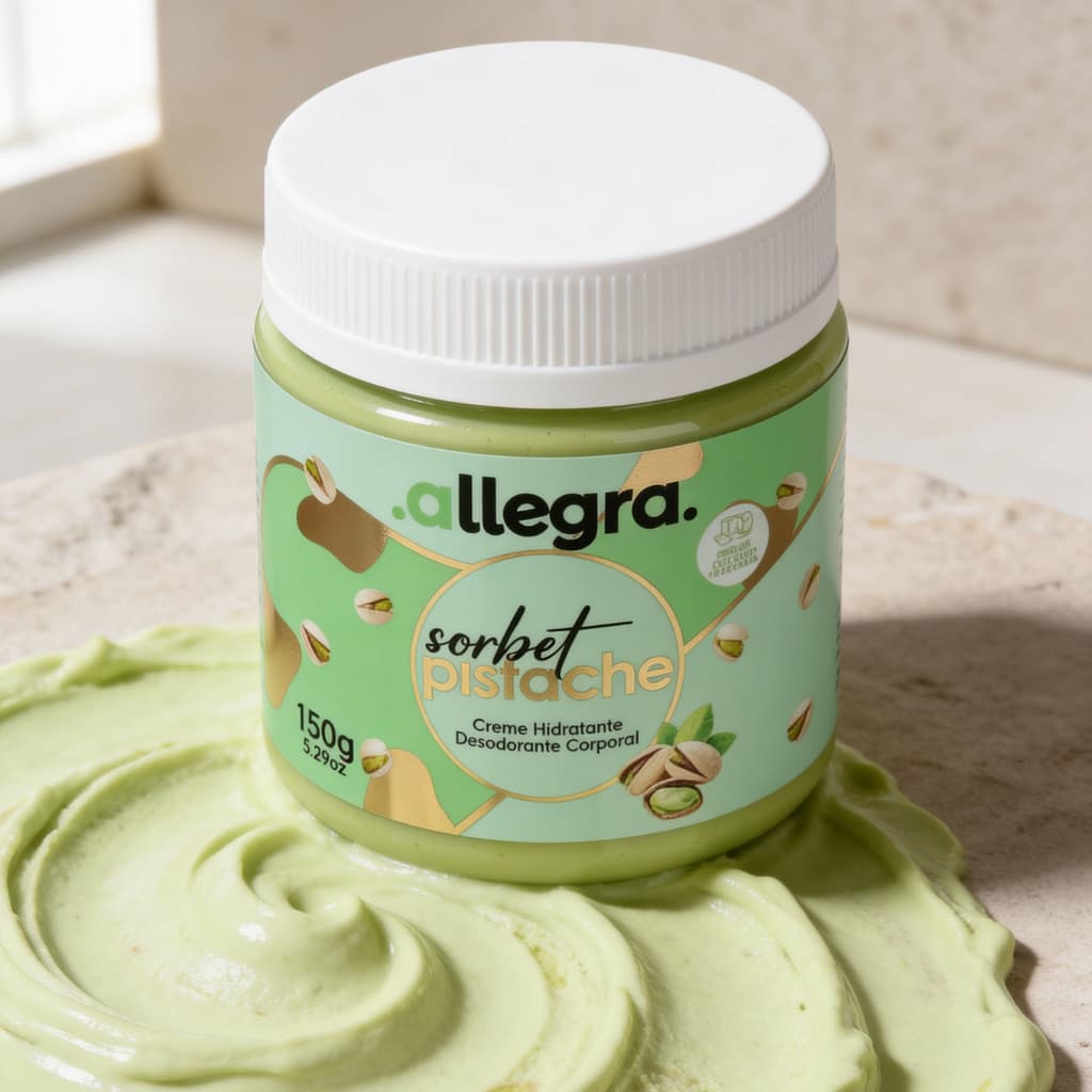 Creme Hidratante Corporal Allegra Sorbet Pistache 150g Cod.90176