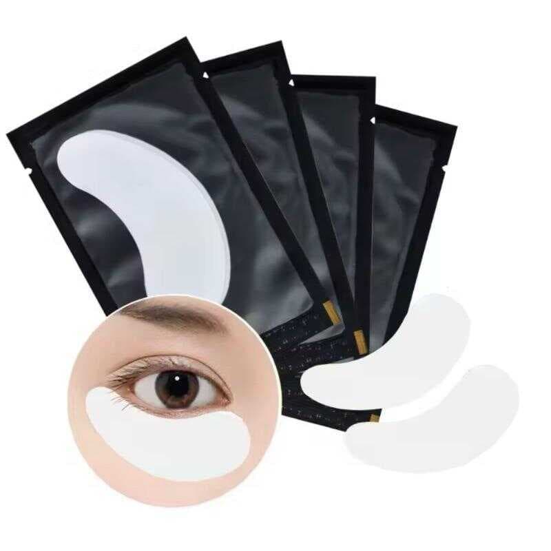 50 Pares Pads Protetor Pálpebras Preto Cílios Lash Brasileiro Egípcio