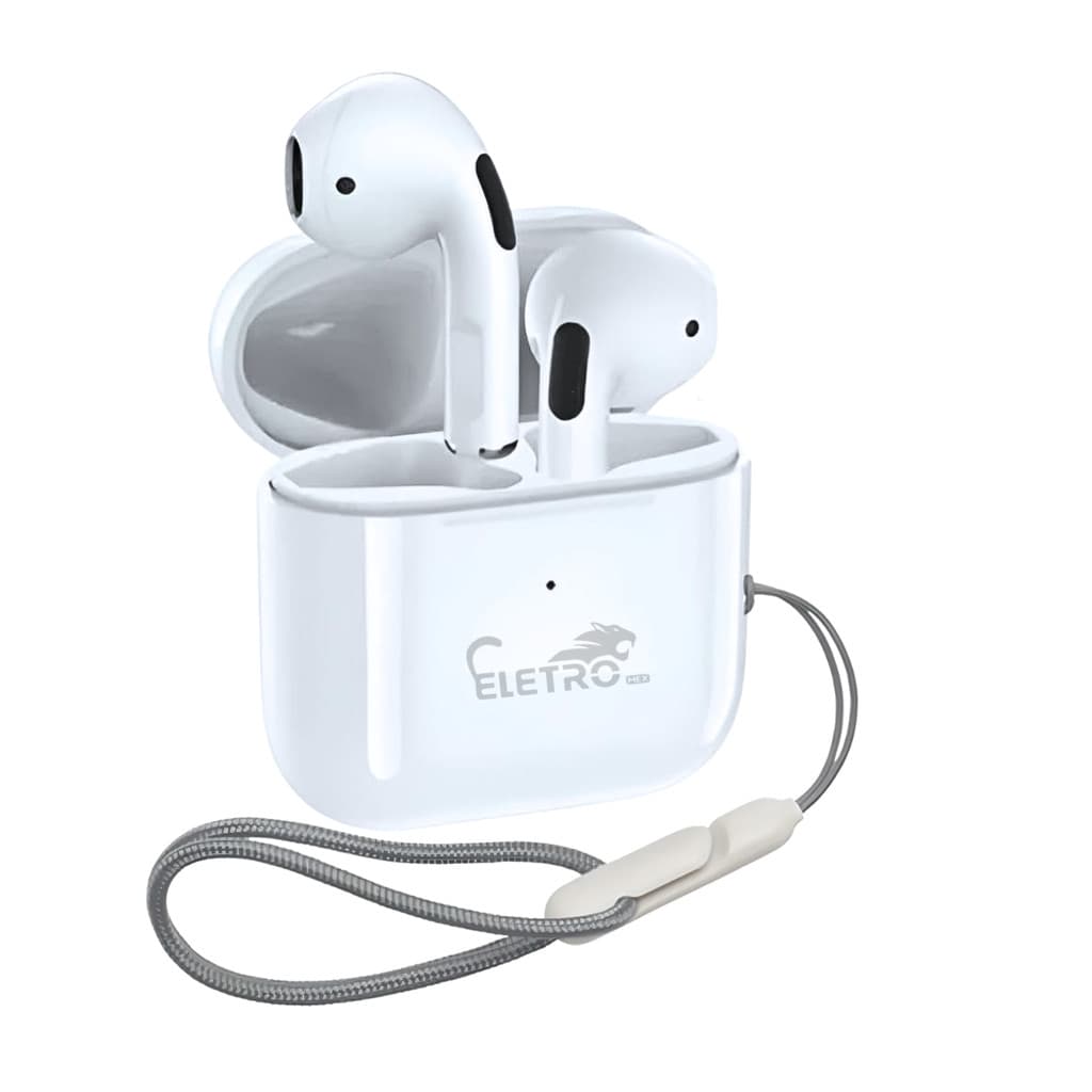 Fone de Ouvido Intra Auricular Bluetooth com Case de Carregamento Eletromex EL-BT4