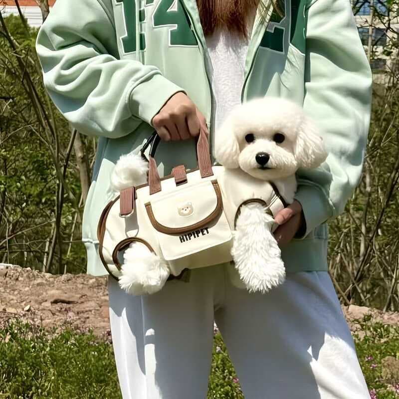 Bolsa portátil para animais de pequeno porte Y60 prática ventilada ideal para consultas no veterinário
