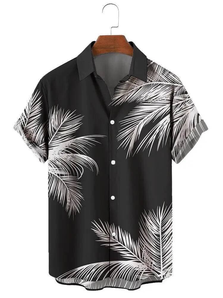 Camisa Havaiana Masculina Verão Praia Casual 3d Flor Impressão Topo Moda Ao Ar Livre Oversized Roupas Soltas 2026 Mascul