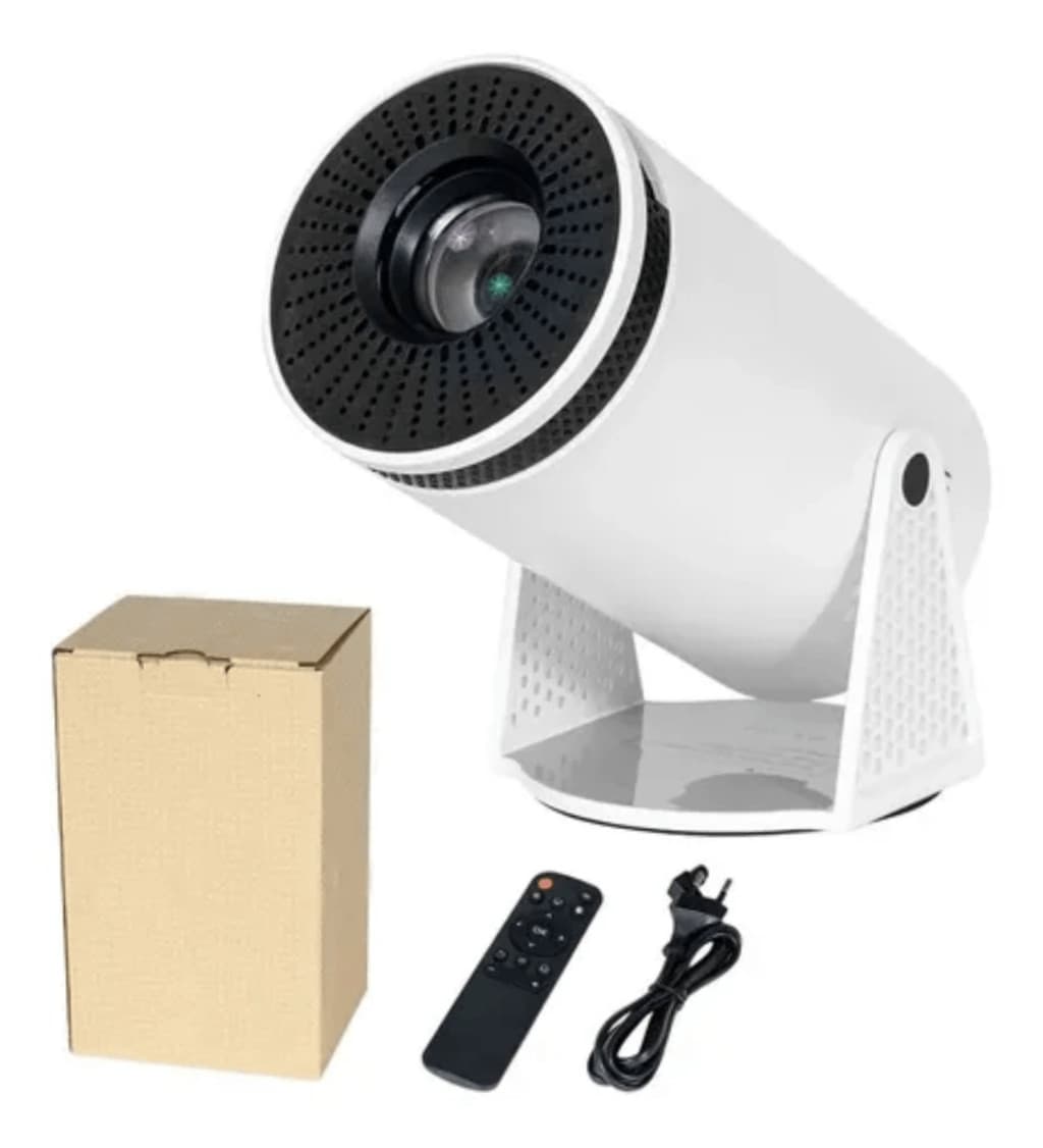 Projetor Portátil WiFi Bluetooth Bivolt AJ-E01B HD