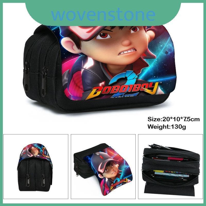 Elements Hero Boboiboy Bolsa De Lápis Infantil Com Design Espaçoso E Material De Poliéster Para Estudantes