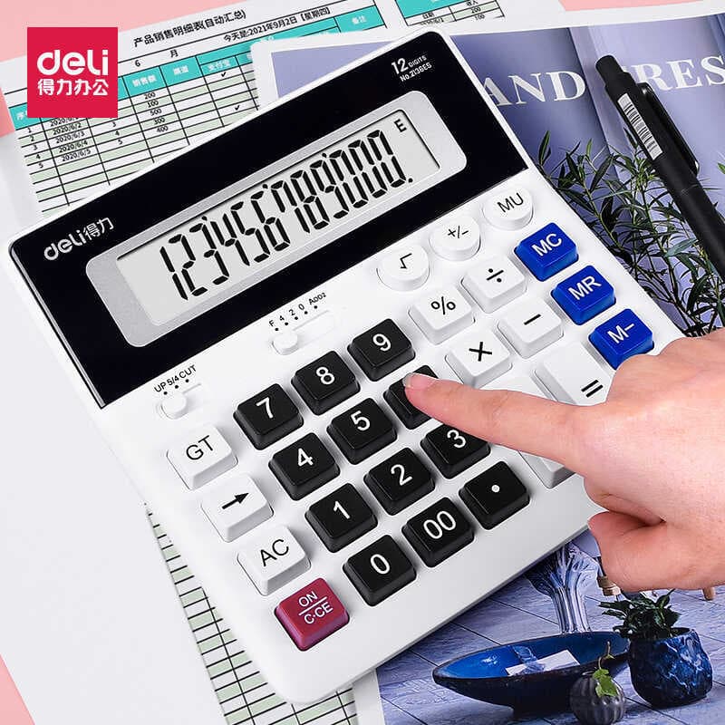 Calculadora poderosa para uso em escritório, contabilidade financeira, modelo de voz dedicado, pronúncia ao vivo, energi