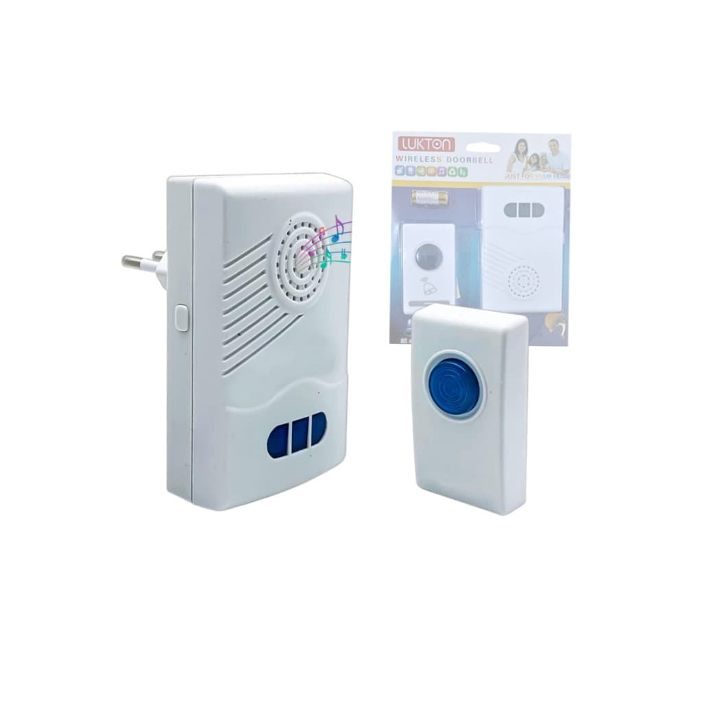Campainha Digital Sem Fio Com Pilha Alcance 10 Metros