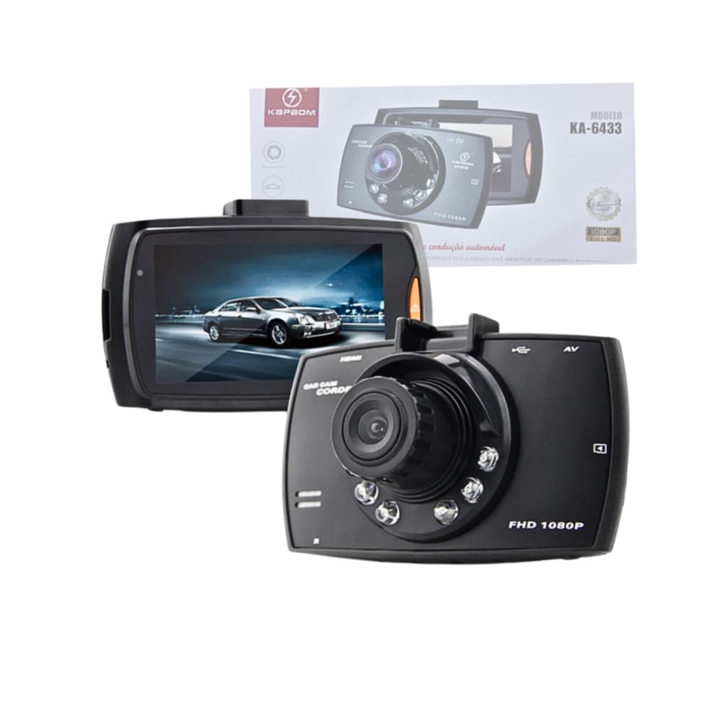Câmera Veicular Full HD 1080P 5V