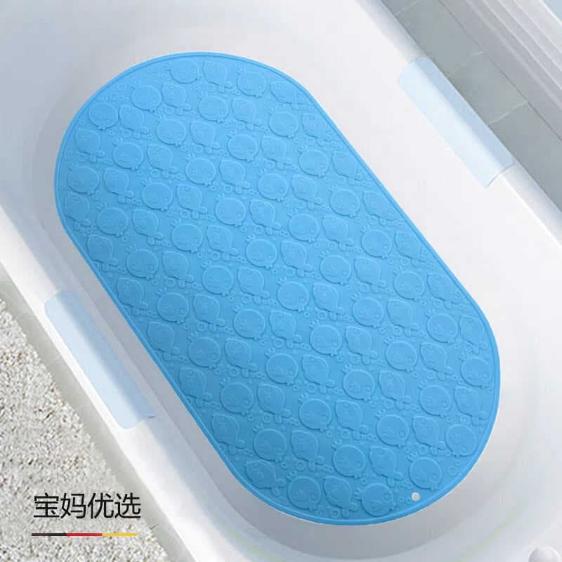 Tapete de Silicone para banho de bebê, banheira inodora, antiderrapante, para crianças, banheiro, chuveiro