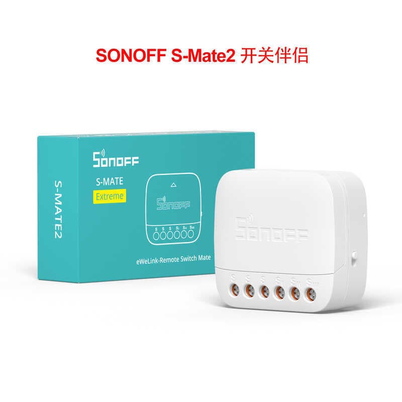 Sonoff S-Mate2 Controle Remoto Interruptor Inteligente Companheiro Suporte Interruptor Externo 50m Controle Remoto APP
