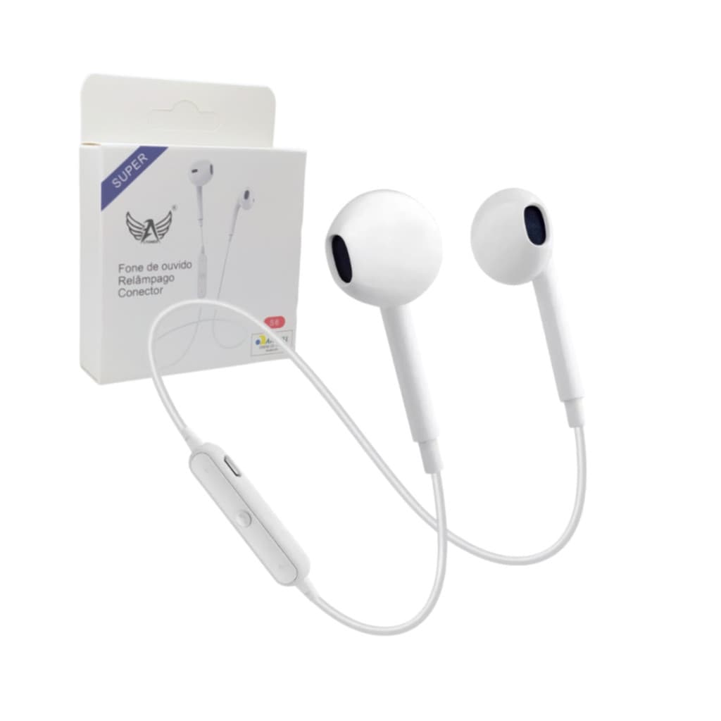 Fone de Ouvido Intra Auricular Com Fio e Microfone Estéreo