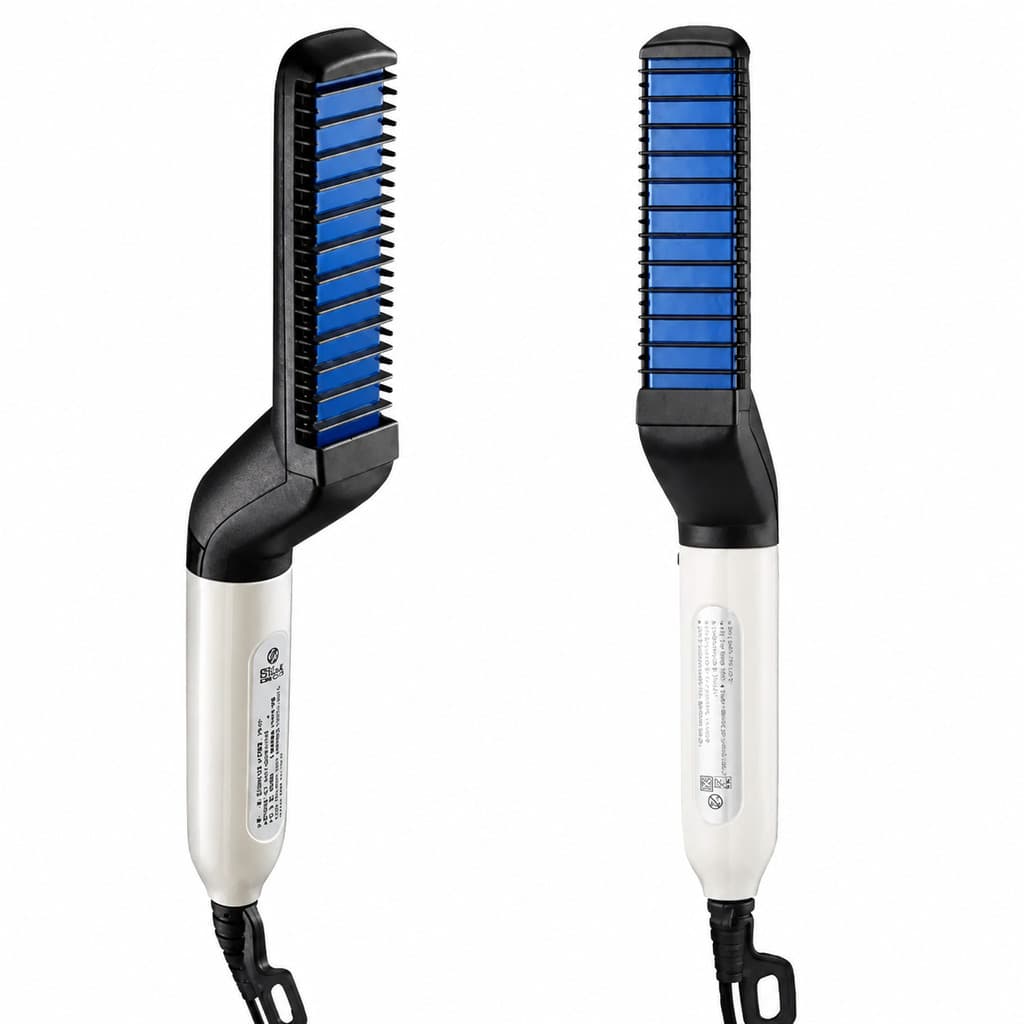 Pente Alisador Elétrico para Cabelo e Barba Bivolt