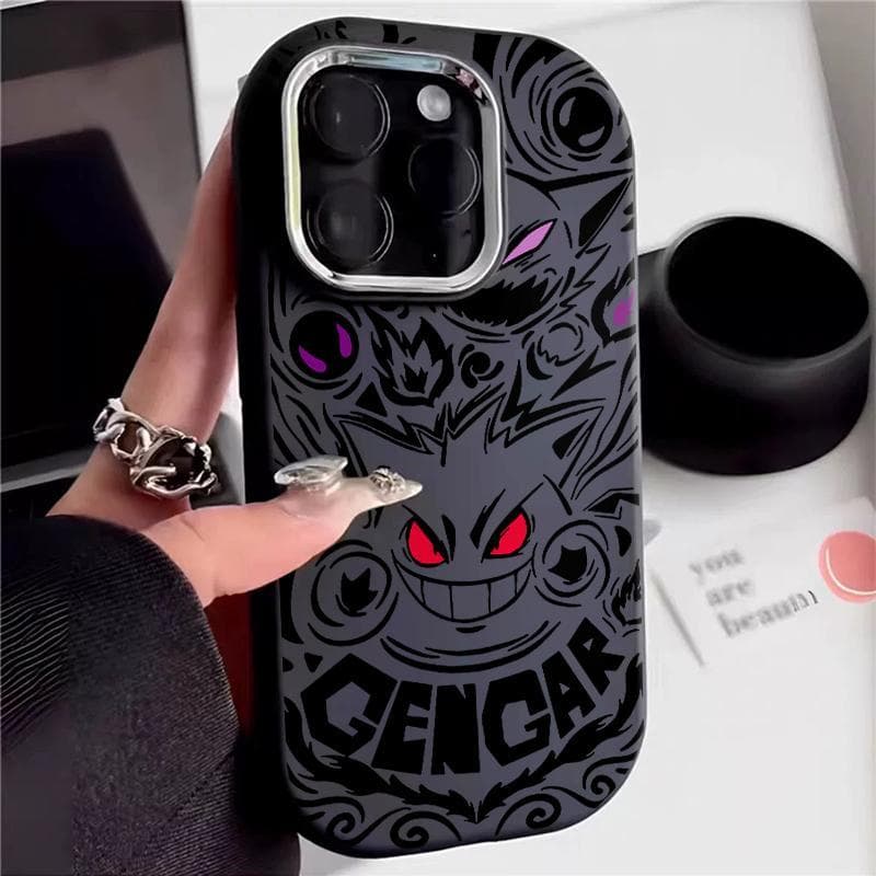 Capinha silicone anti-impacto, design simples compatível iPhone 17/16/15/14/13/12/11