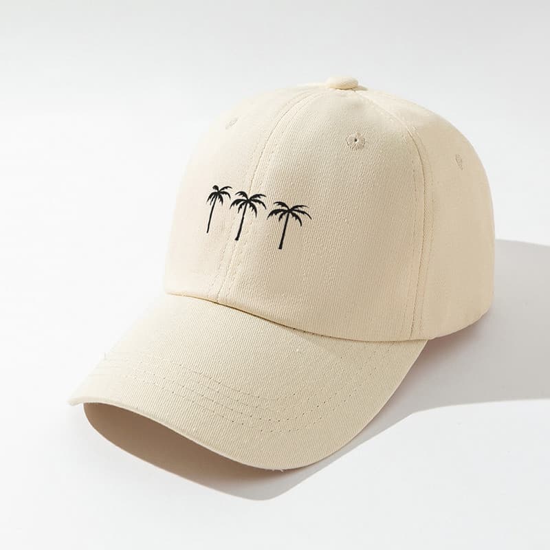 Boné de Beisebol Coconut Unissex Ajustável, Boné Masculino e Feminino, Boné de Beisebol Desgastado, Boné com Abertura pa