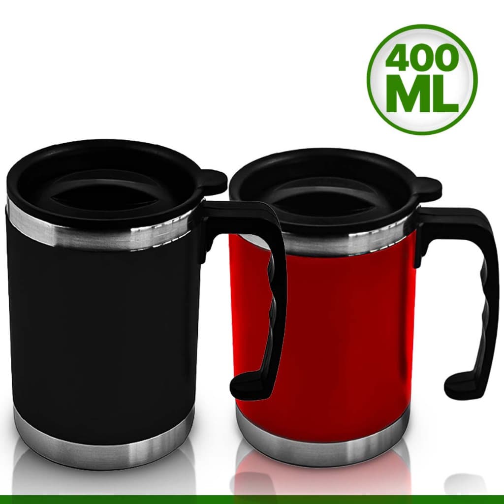 Caneca De Inox Termica 400Ml Canc-099Pt Hauskraft Cor: Preto