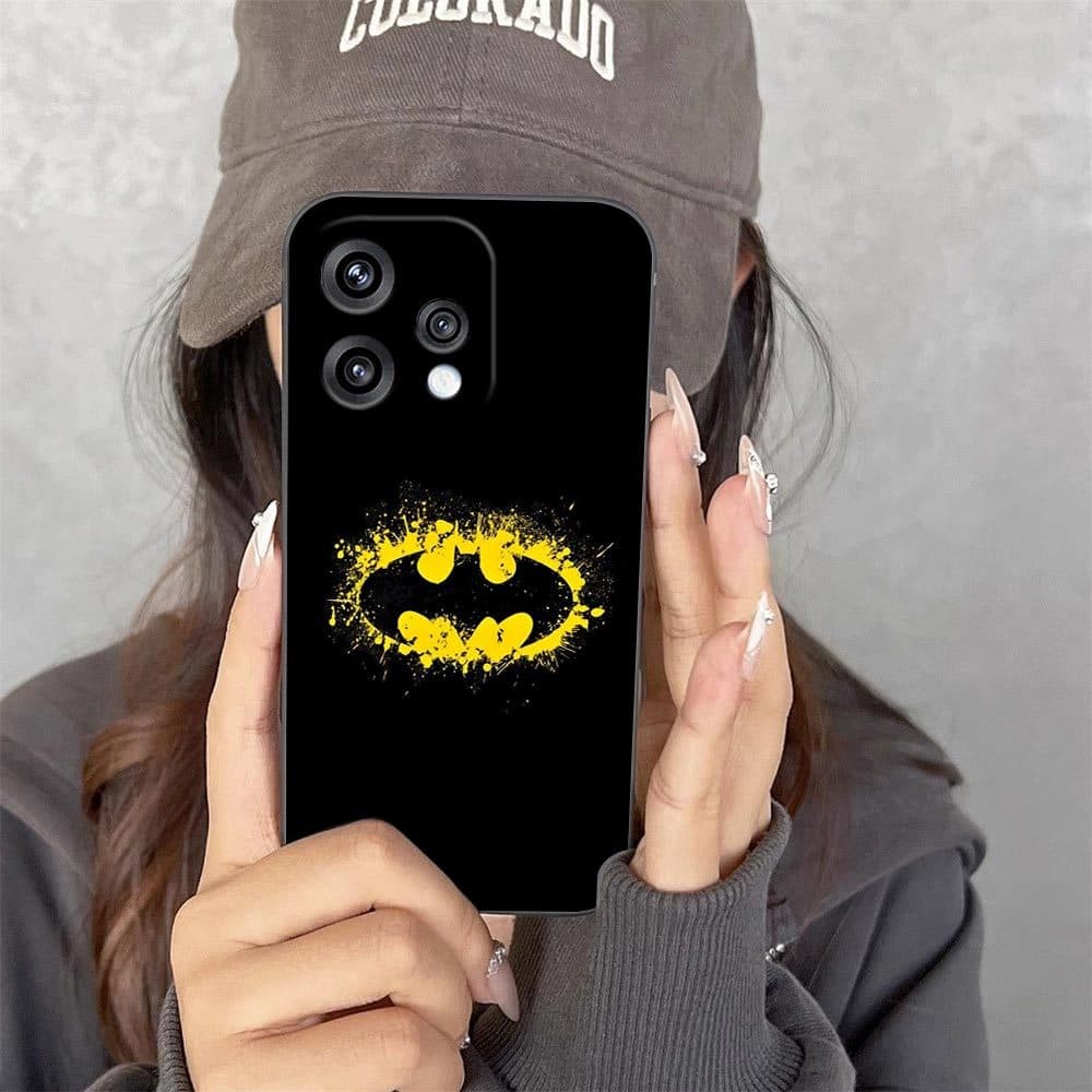 O Batman Bat Capa De Telefone Para OPPO RENO 15 15F 14 14F 13 13F 12 11 11F 10 8T 8 7 6 5 4 4F LITE Pro Plus Silicone Es