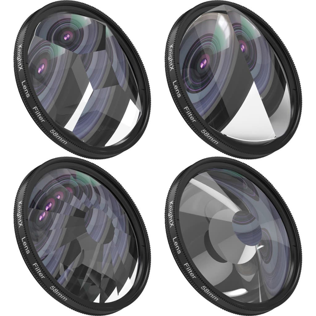 Acessórios Fotográficos Lente Da Câmera 52-67mm Vidro De Filtro Prisma Para Telefones Celulares DSLR SLR