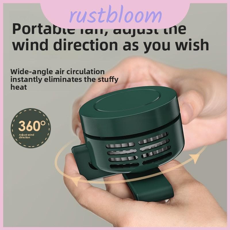 Ventilador Portátil Do Pescoço Usb Com Motor Silencioso Para O Uso Exterior Escritório E