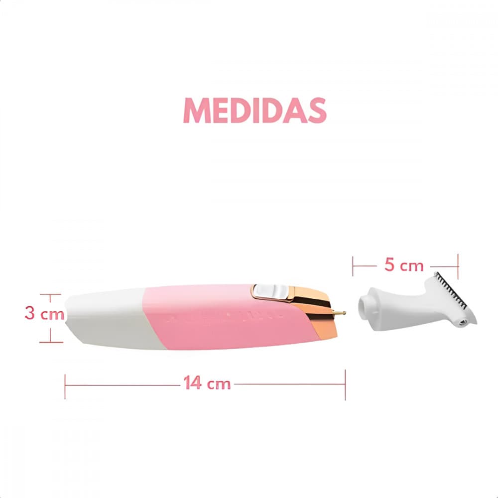 Depilador Elétrico Feminino Multifunção Recarregável Lavável Kemei KM-1900
