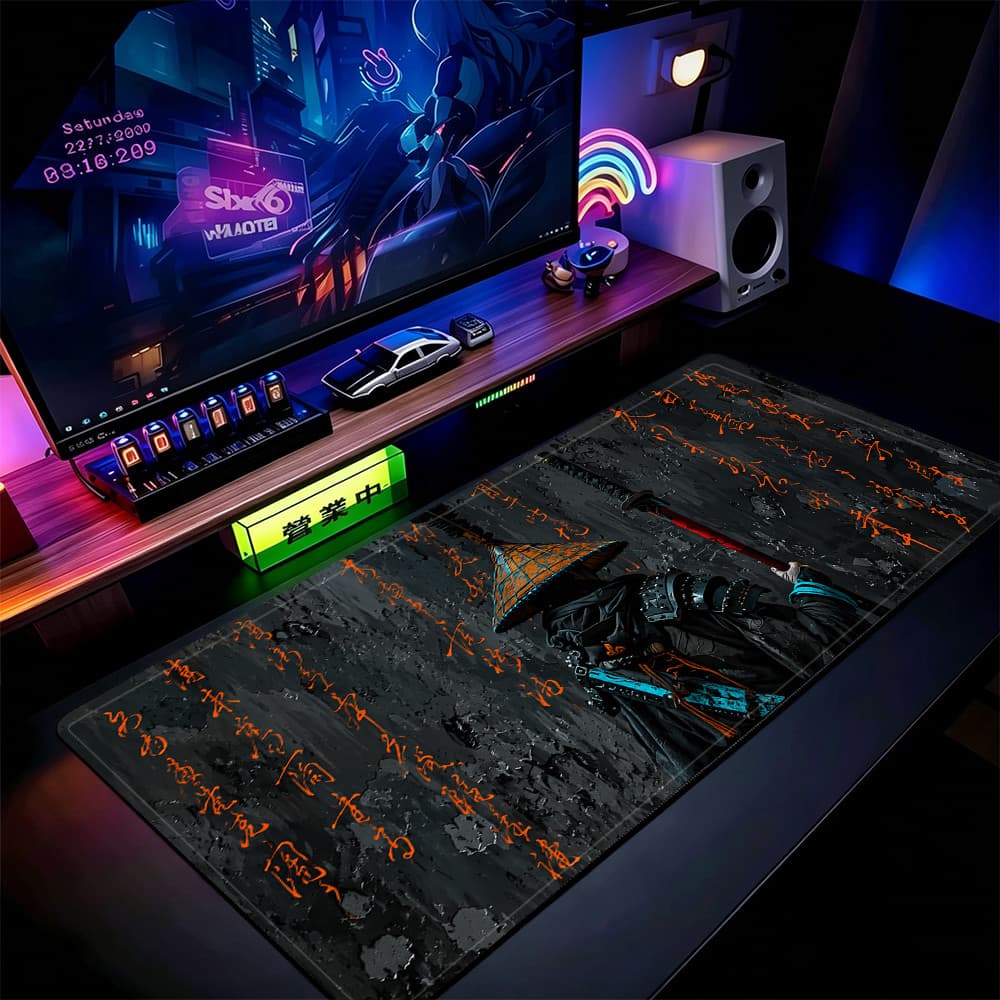 Grande Jogo Mouse Pad Antiderrapante 80X30 CM Impressões Personalizadas Mousepad Borda Costurada YG71504