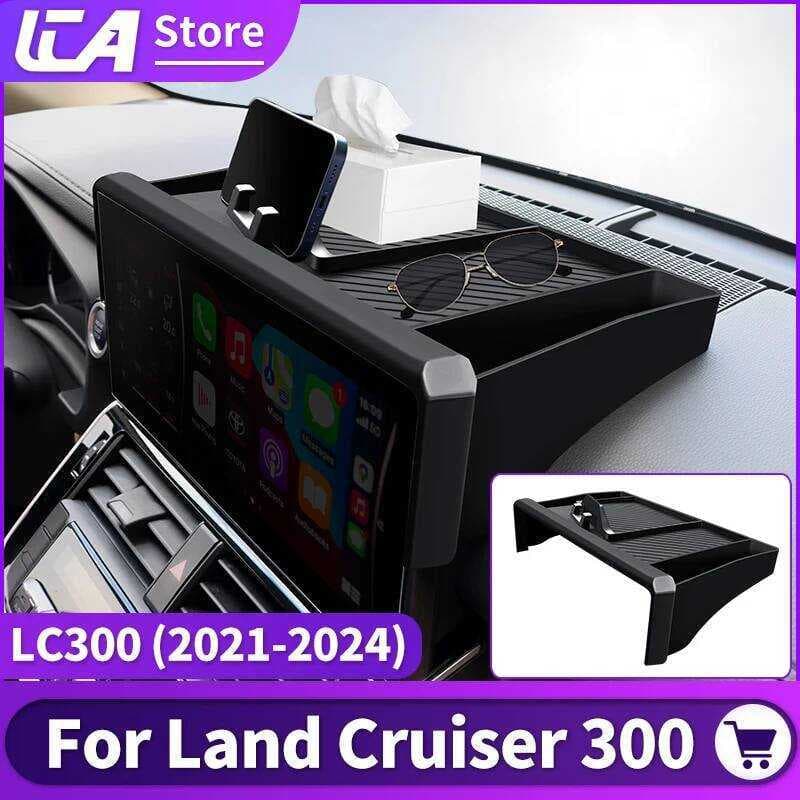 Para 2021-2024 Toyota Land Cruiser 300 display Multimídia Volta Armazenamento Proteção Manga Capa LC300 Acessórios De At