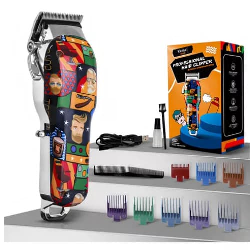 Maquina Cortar Cabelo Kemei Profissional Grafites Max-2092  110V/220V