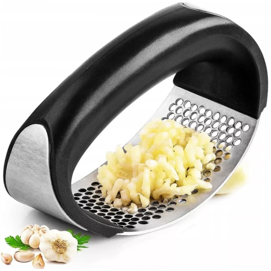 Espremedor Amassador de Alho em Aço Inox e ABS