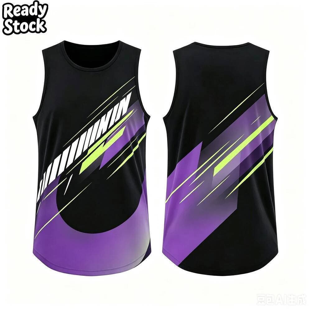 Correndo Verão Fitness Esportes Regata Masculina Casual O-Pescoço Sem Mangas Camisa Moda Secagem Rápida Respirável Ginás