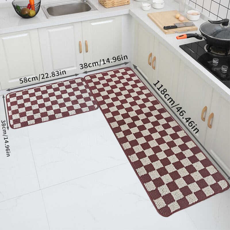 Tapete de chão de cozinha moderno simples restaurante absorver água à prova de óleo cozinha pé tapete doméstico tira lon