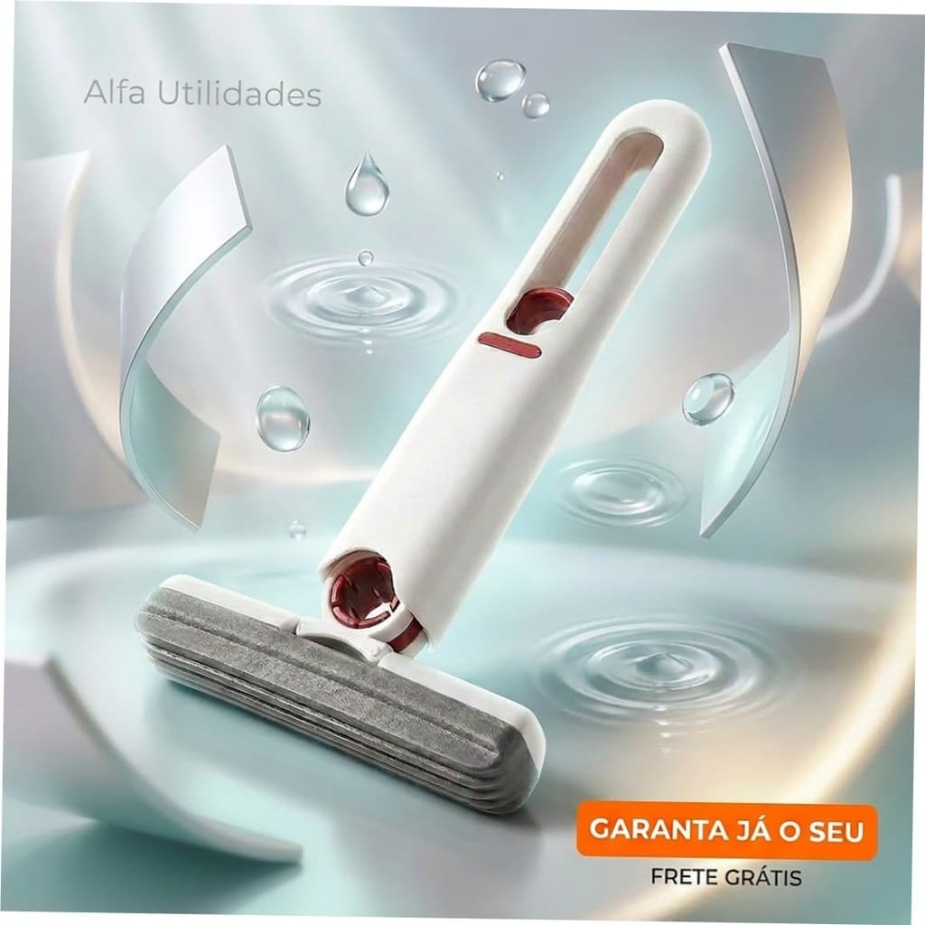 Mini Mop Portátil Auto-Torção Esfregão Prático