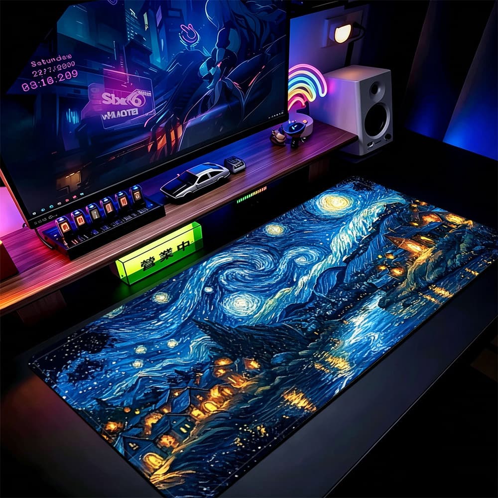 Grande Jogo Mouse Pad Antiderrapante 80X30 CM Impressões Personalizadas Mousepad Borda Costurada YG71307
