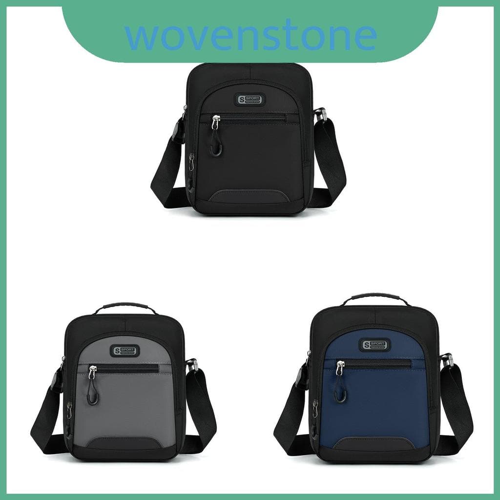 Bolsa Mensageiro Masculina Minimalista Com Acessório Comercial Leve De Costuras